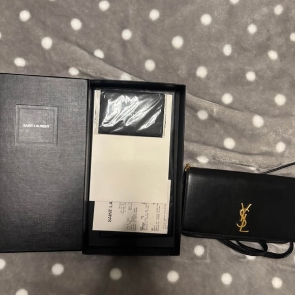 YSL Cassandre Phone Holder Purse - Picture 1 of 3